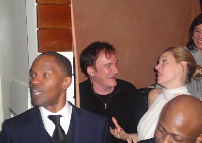 Jamie Foxx, Quentin Tarentino & Uma Thurman